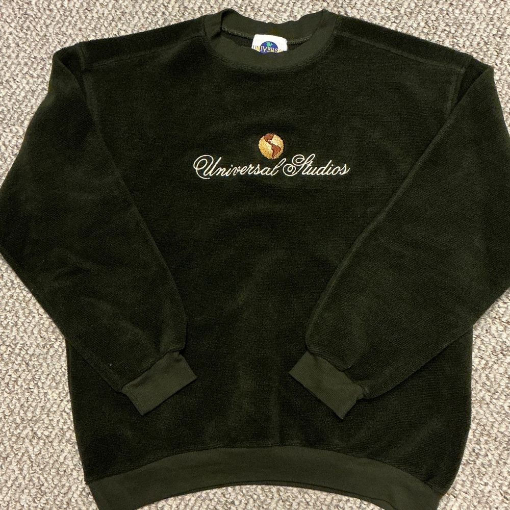 Universal Studios Dark GreenCrewneck Sweatshirt M - unisex